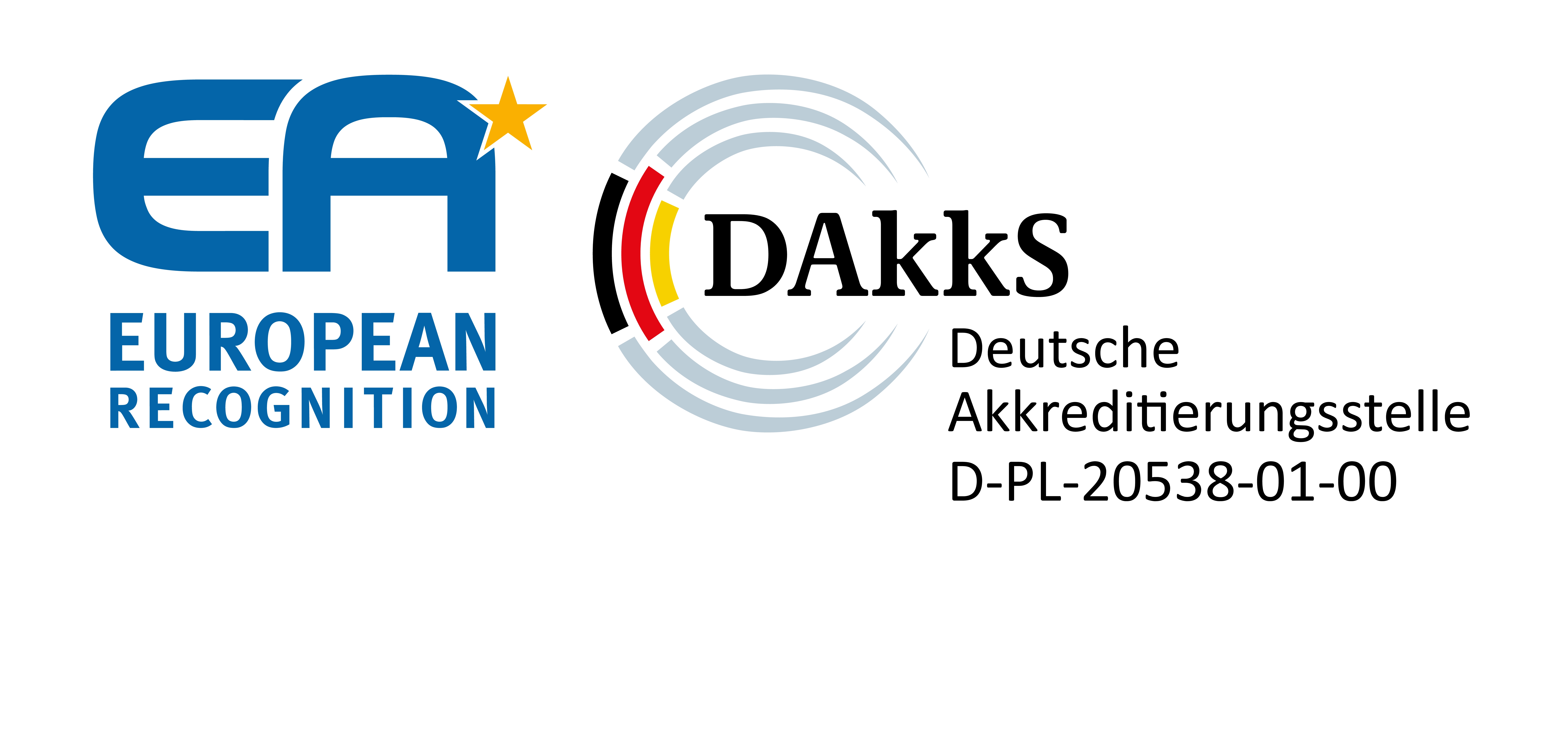 DAkkS Akkreditierung D-PL-20538-01-00